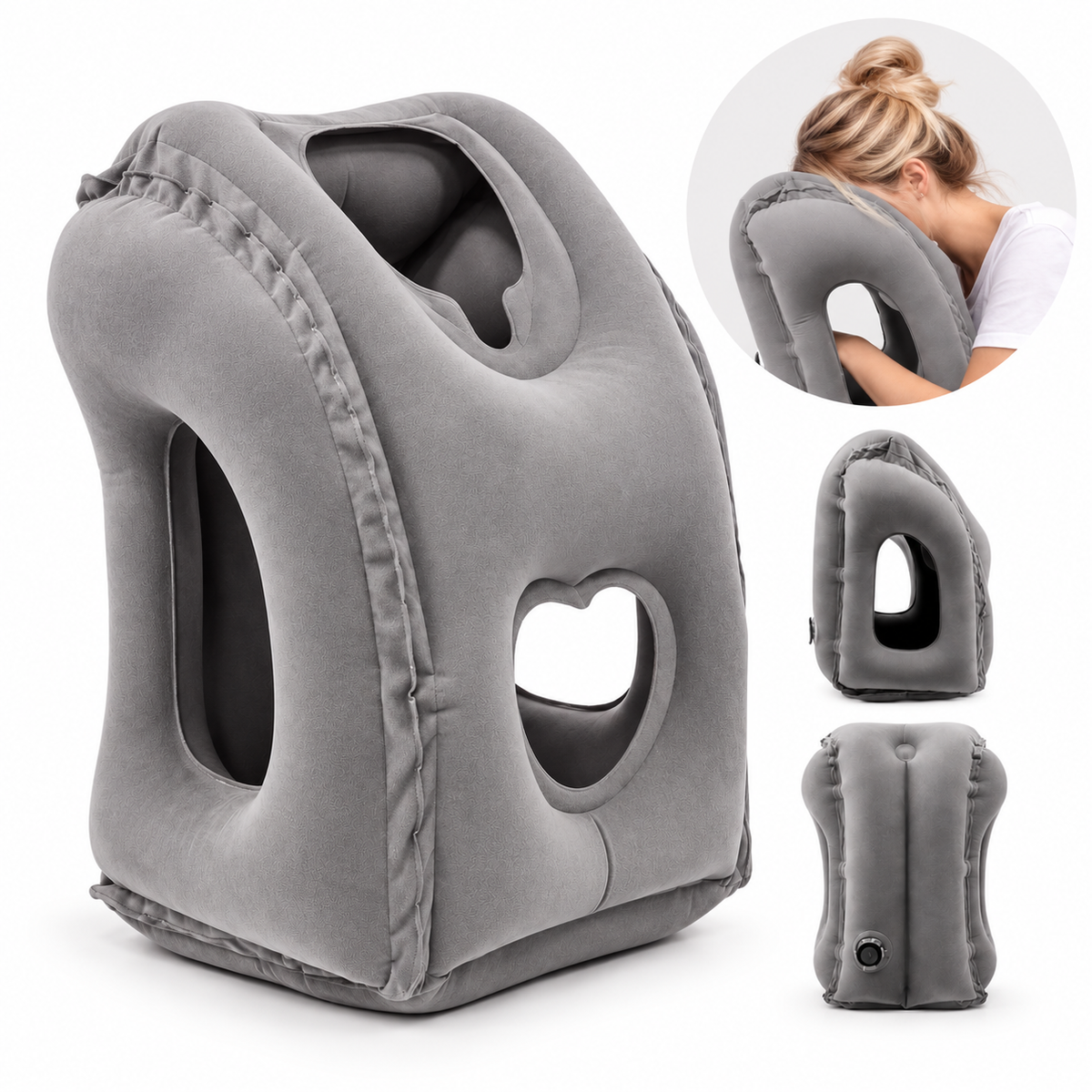 CozyCloud™ - Almohada de Viaje Inflable